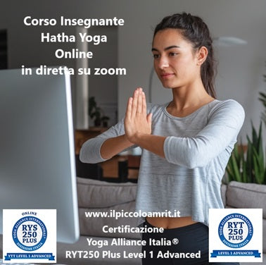 Corso insegnanti Yoga Online su zoom accreditato da Yoga Alliance Italia