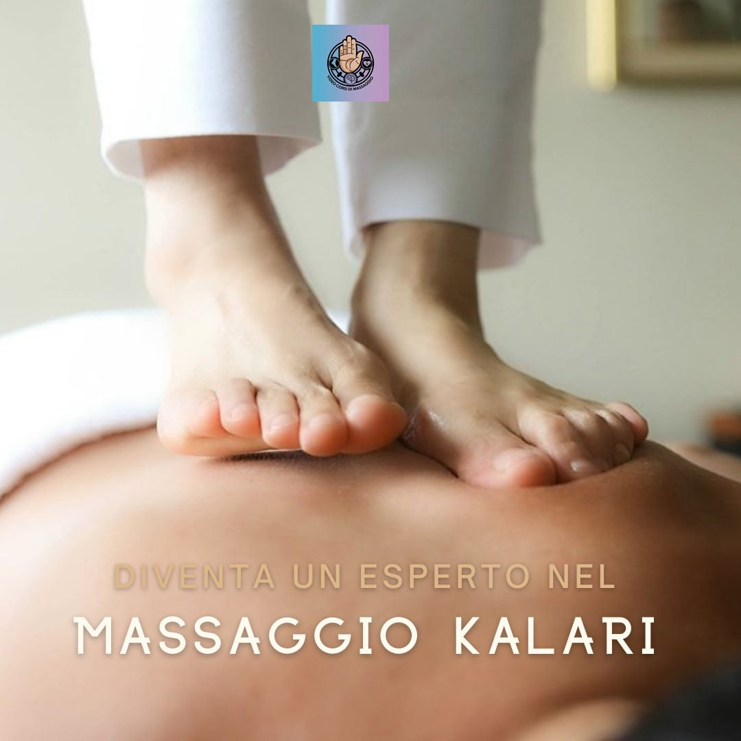 Video corso kalari abhyanga il classico massaggio ayurvedico del Kalari effettuato con i piedi