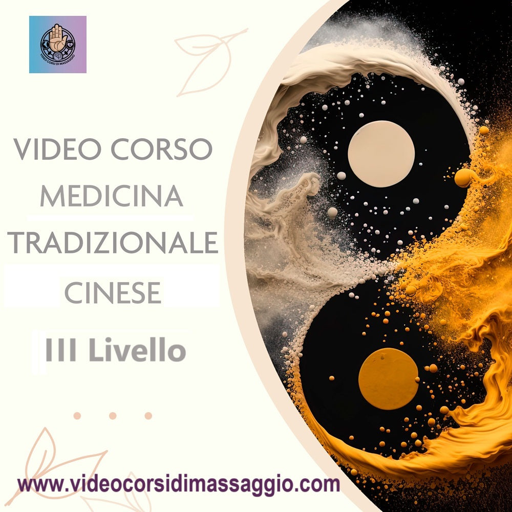 Videocorso MTC Medicina Tradizionale Cinese terzo livello con rilascio attestato valido