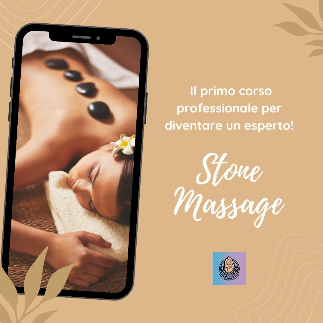Video corso stone massage con rilascio di attestato valido
