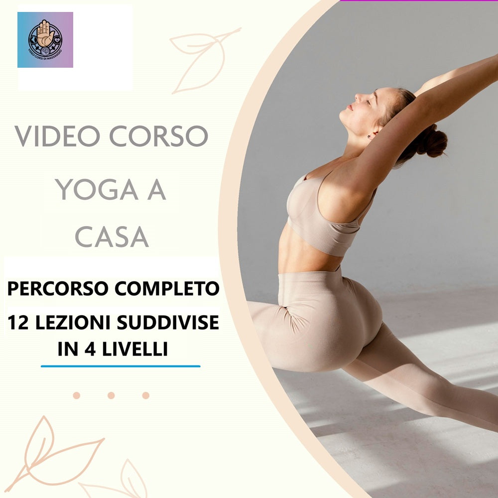 Video corso Yoga online 12 lezioni a difficolt crescente