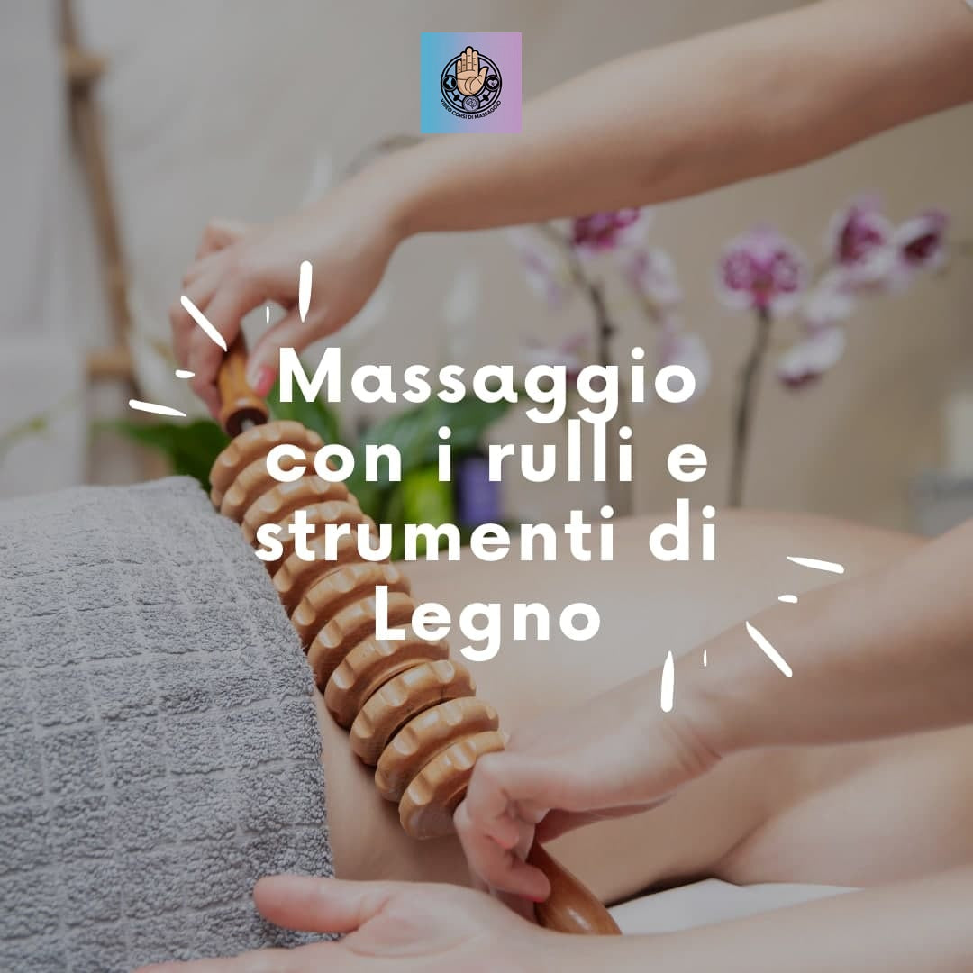 Video corso di massaggio con strumenti in legno con rilascio di attestato valido
