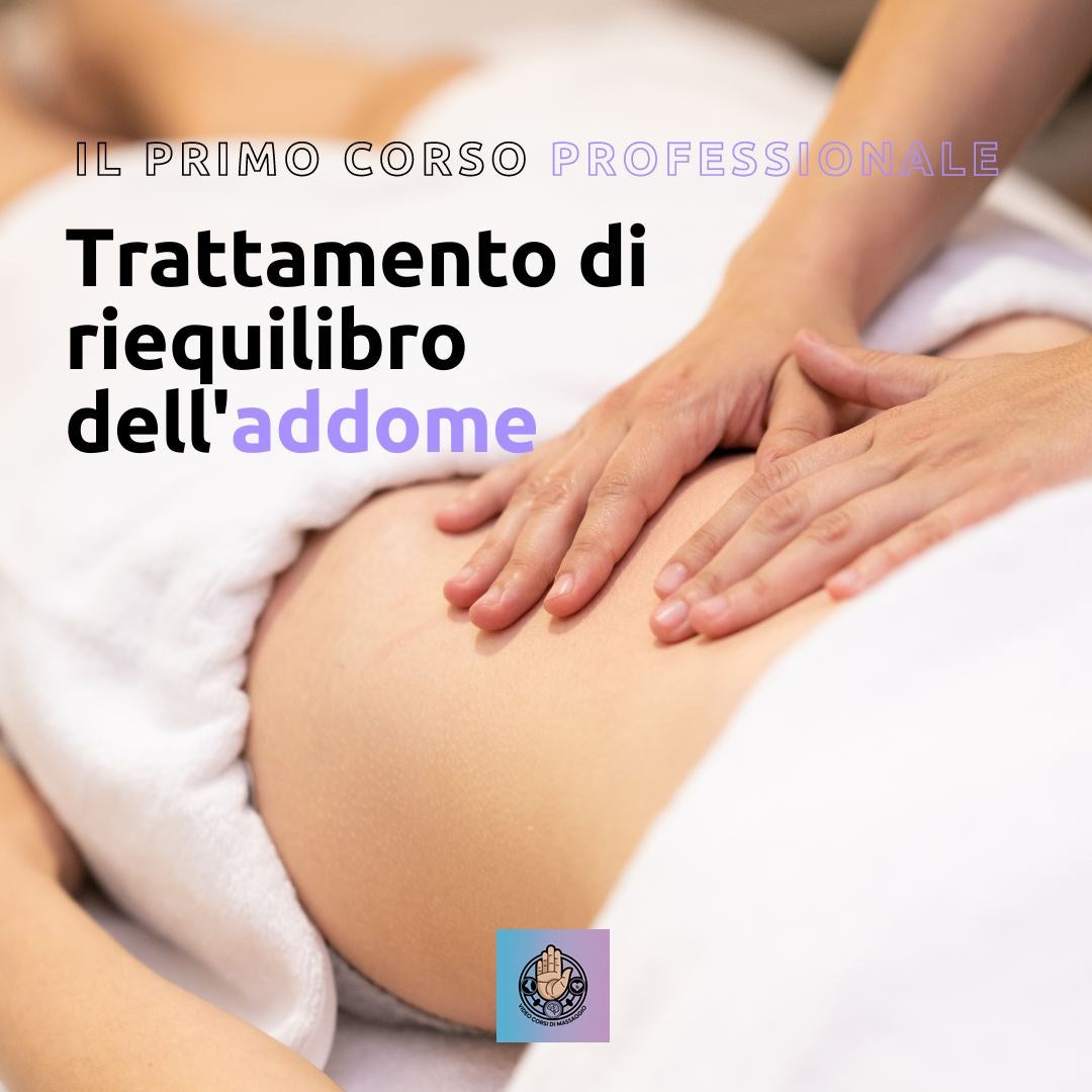 Video corso per la valutazione e il trattamento dell'addome con rilascio di attestato valido
