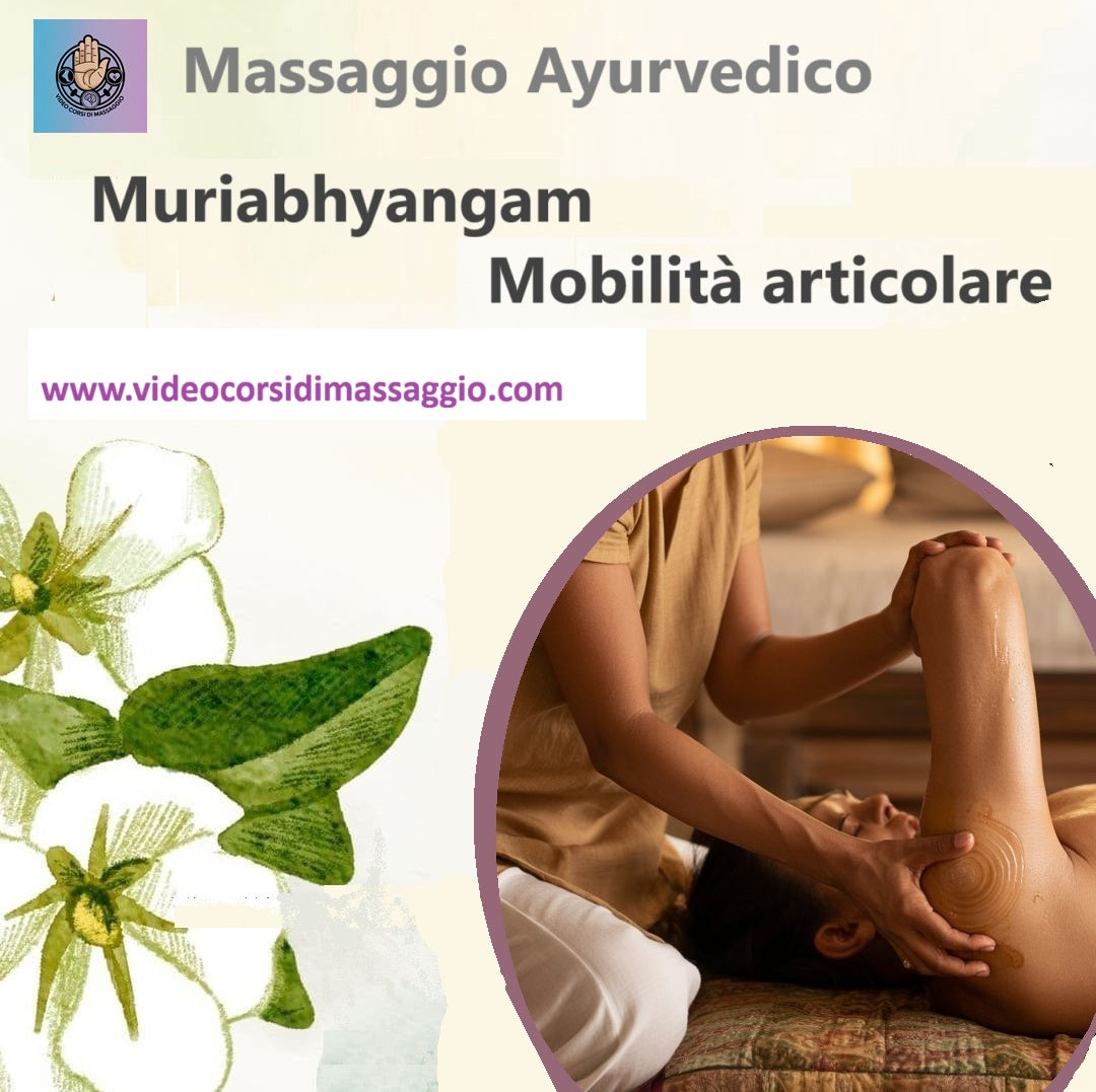 Video corso massaggio ayurvedico muriabhyanga con rilascio immediato di attestato.