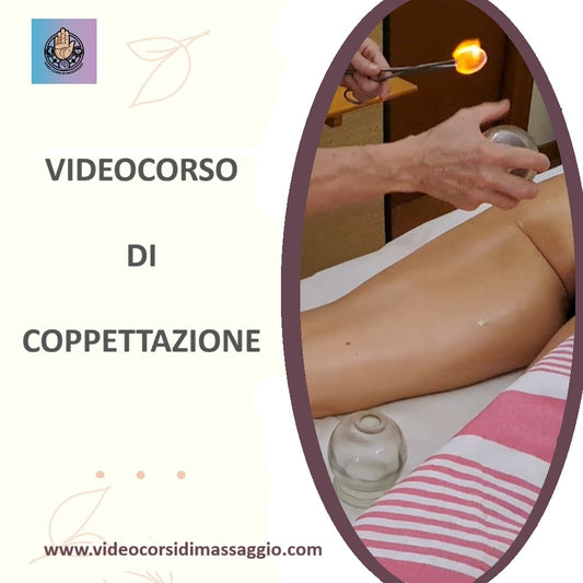 Videocorso coppettazione: cupping massage con rilascio di attestato valido