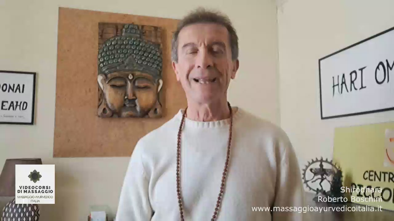 Video corso Shirodhara ayurvedico