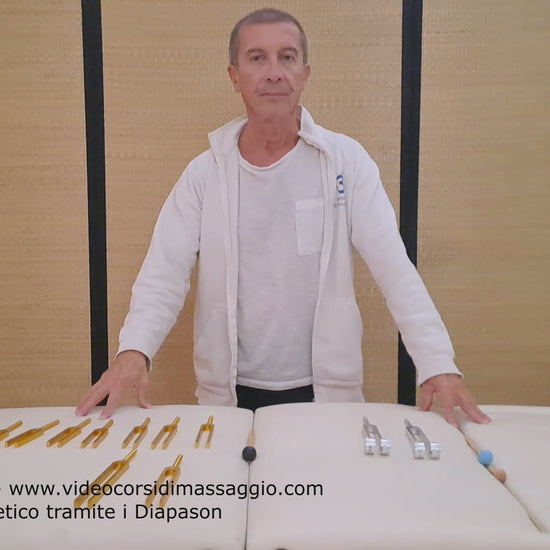 Video corso per l'utilizzo dei diapason come riequilibrio energetico