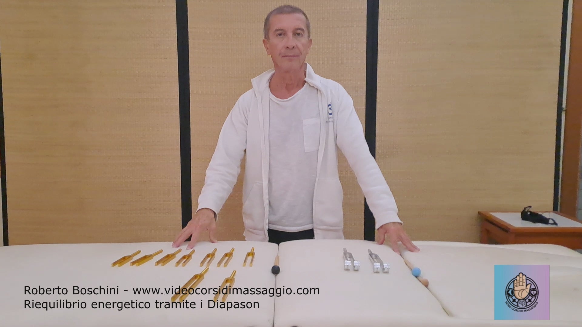 Video corso per l'utilizzo dei diapason come riequilibrio energetico