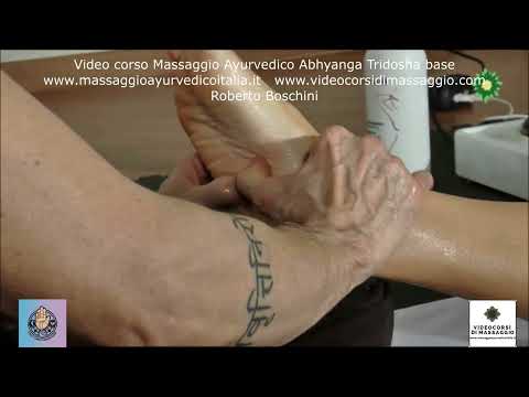 Video corso di massaggio ayurvedico tridosha abhyanga con rilascio di attestato