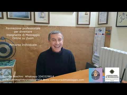 Formazione professionale insegnanti di massaggio olistico con rilascio di attestato valido