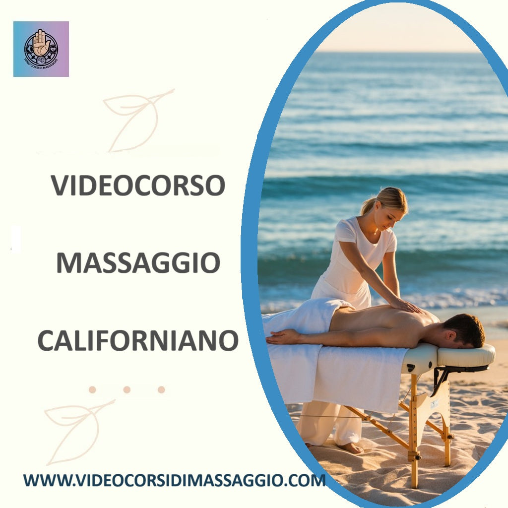 Videocorso massaggio californiano con rilascio di attestato valido